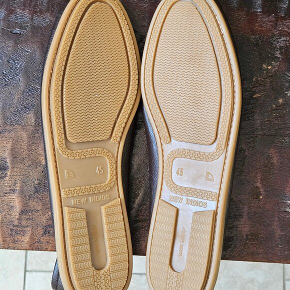 Otisopse Men's Soft Leather Casual Loafers, Brown, Sz 12 (may run small) - Picture 7 of 16